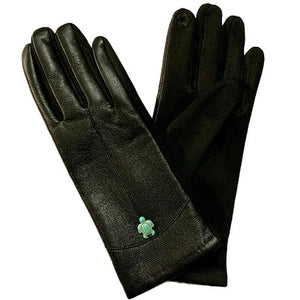 GANTS TURTLE TURQUOISE POUR FEMMES