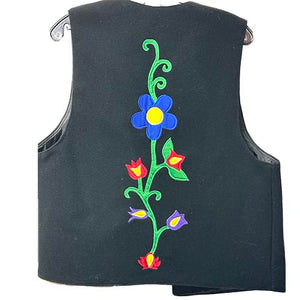 EASTERN WOODLAND FLORAL WOOL VEST