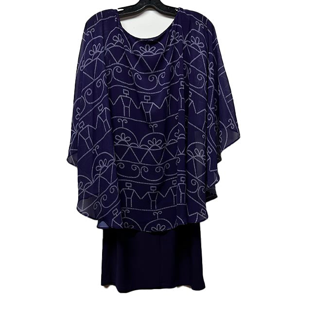 ROBE CAPE EN CHIFFON UNITY SKYDOME