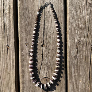 WAMPUM AND TAHITIAN PEARLS NECKLACE